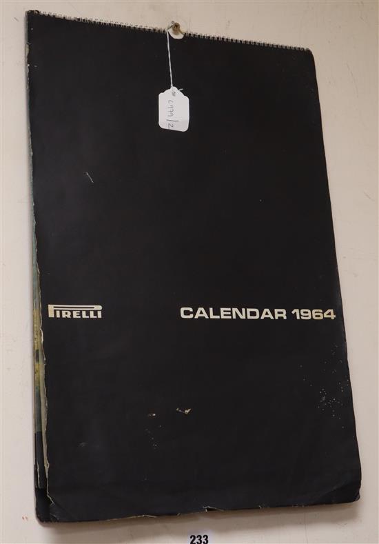 A 1964 Pirelli calendar photographs by Robert Freeman